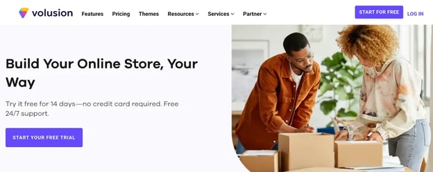best ecommerce website builders: volusion